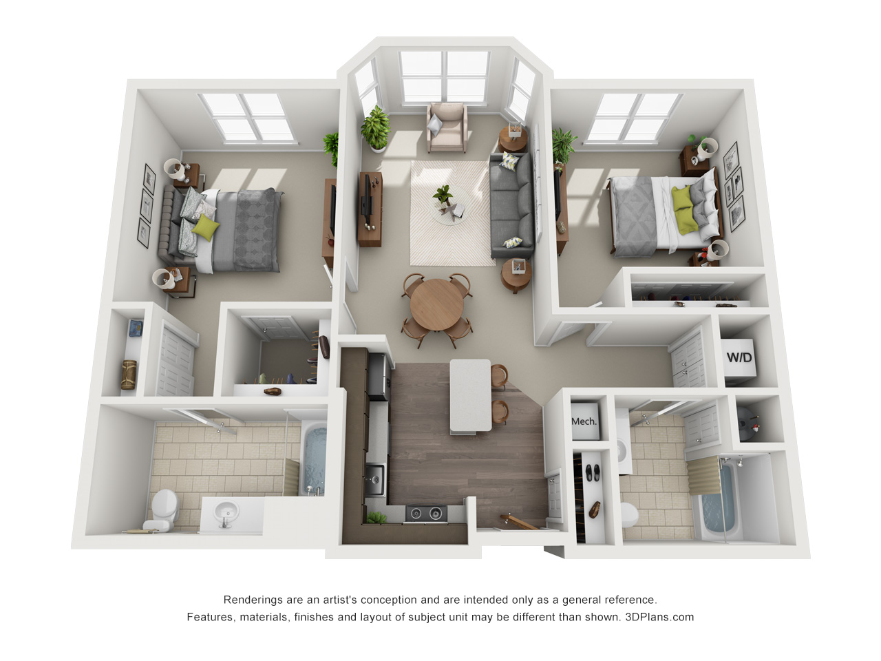 Malden - 2 Beds, 2 Baths - Image 1